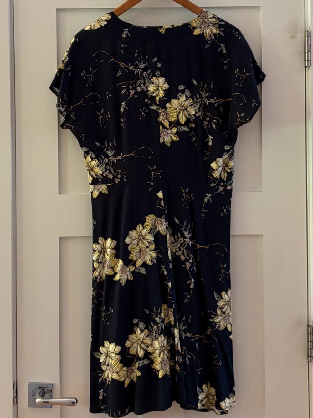 b. young - Floral dress - Navy - Size 40 - Picture 3 of 7